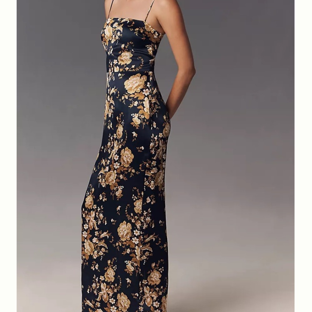 Reformation Frankie Silk Dress in Divinity